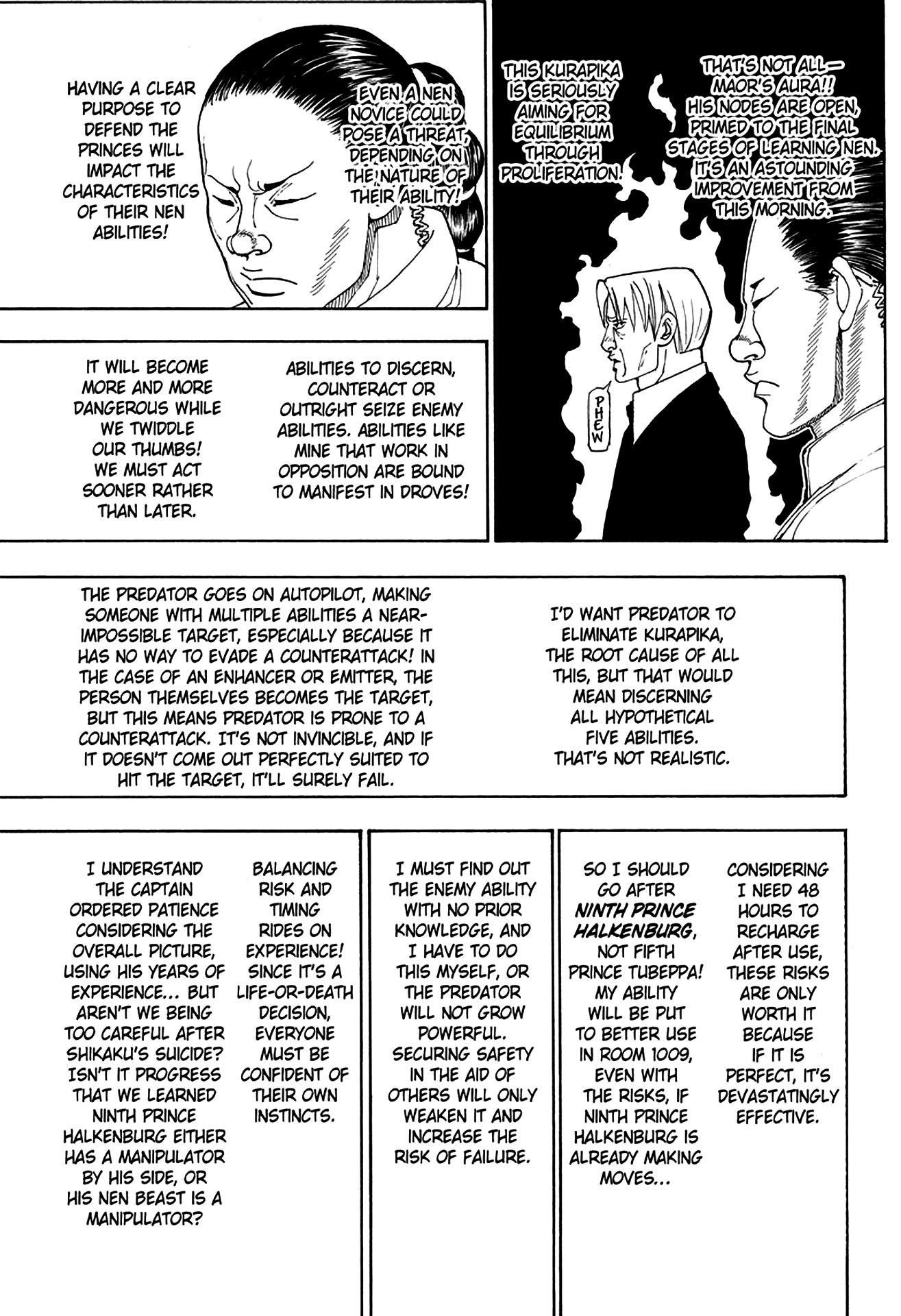 Hunter x Hunter Chap 388 - Next Chap 389