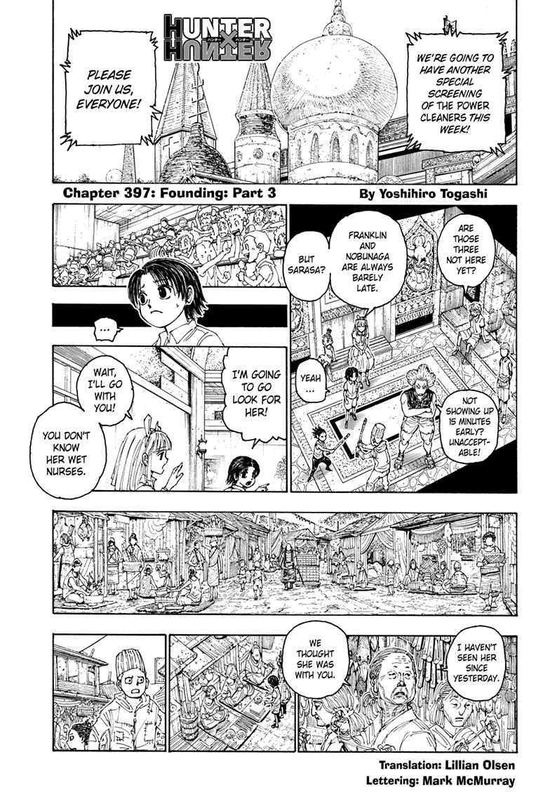 Hunter x Hunter Chap 397 - Next Chap 398