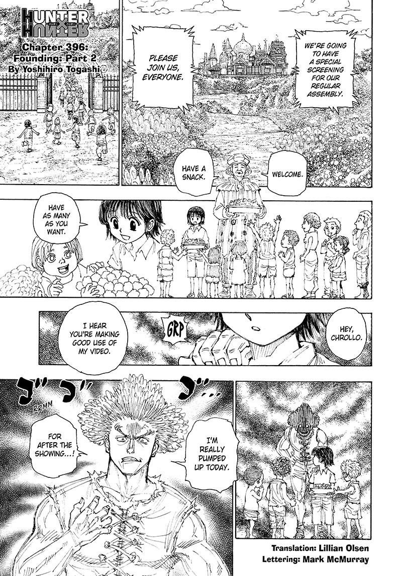 Hunter x Hunter Chap 396 - Next Chap 397
