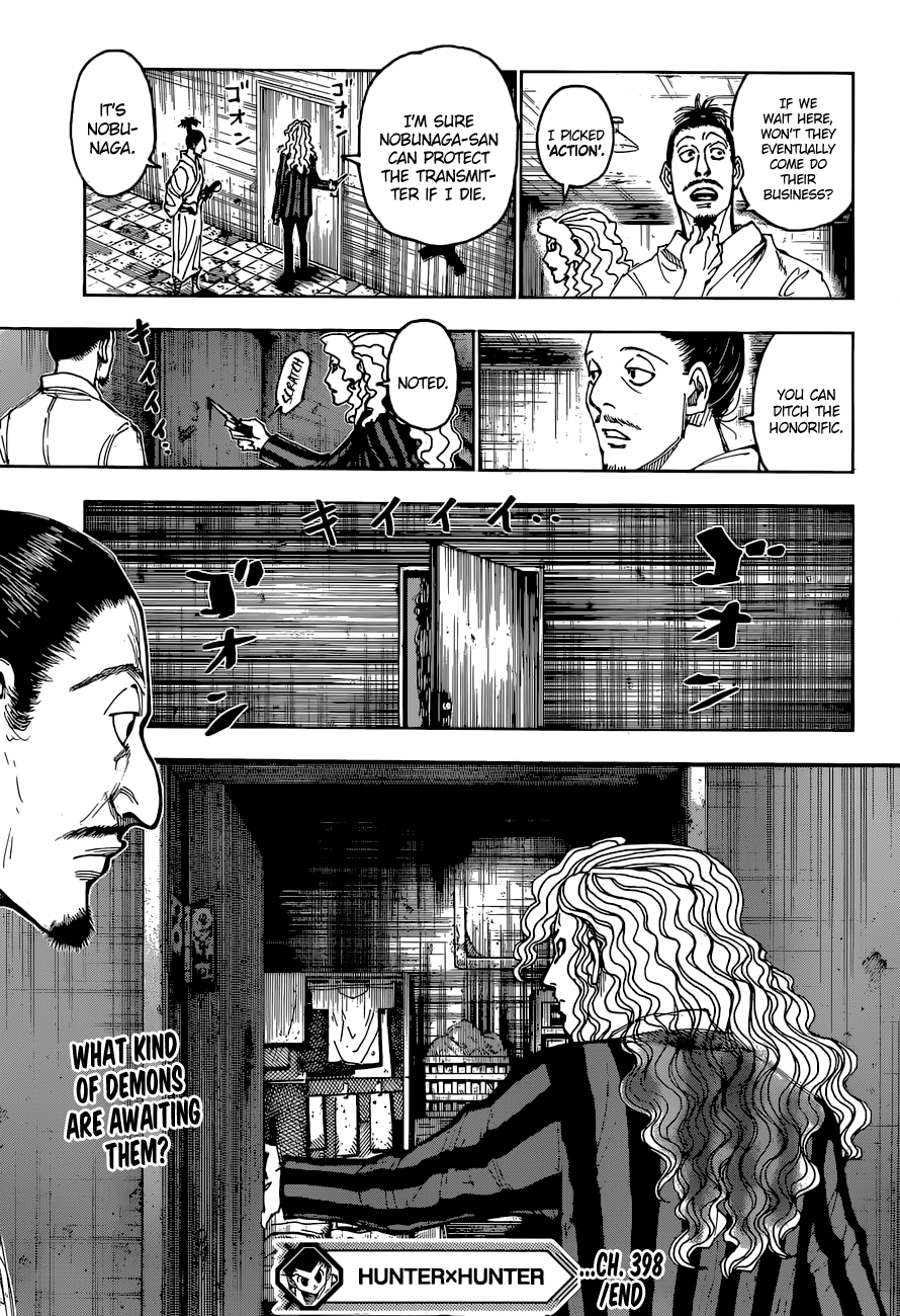 Hunter x Hunter Chap 398 - Next Chap 399
