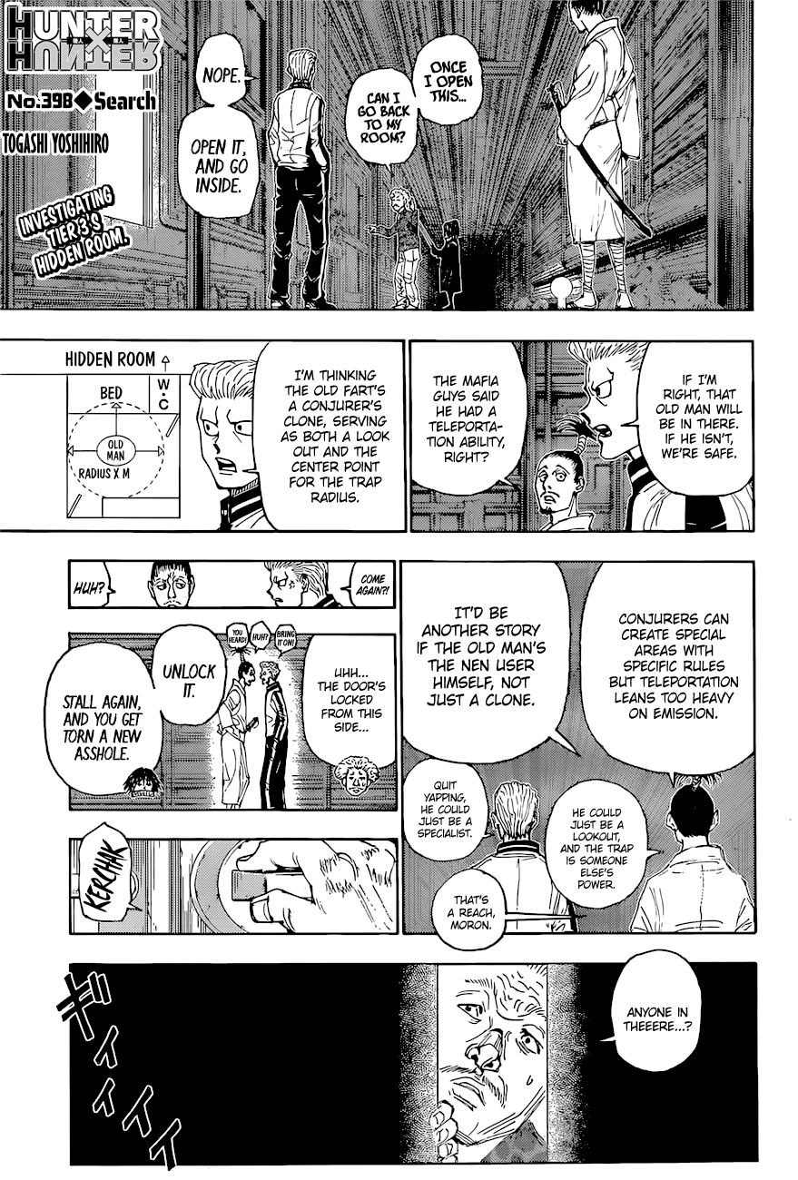 Hunter x Hunter Chap 398 - Next Chap 399