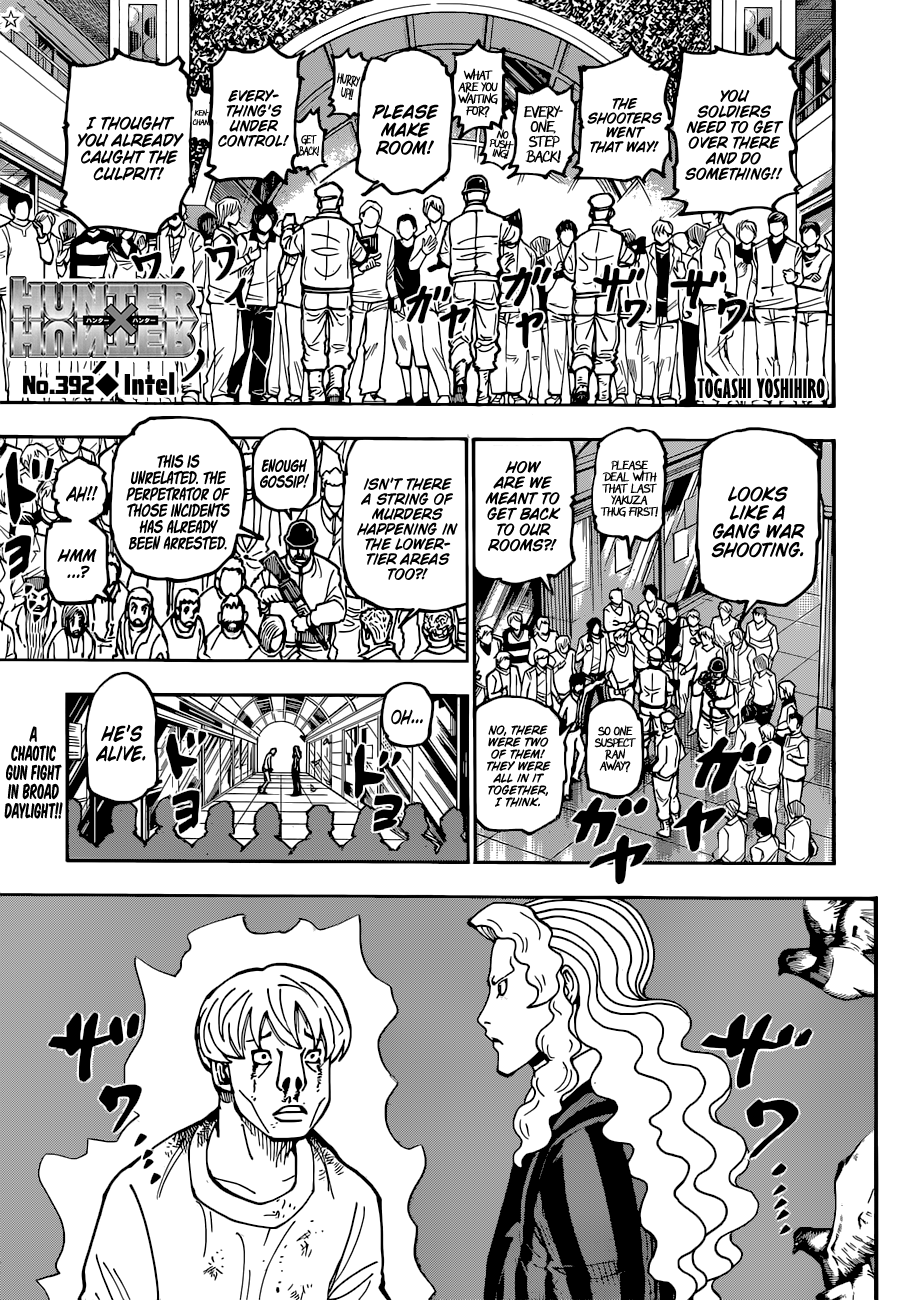 Hunter x Hunter Chap 392 - Next Chap 393