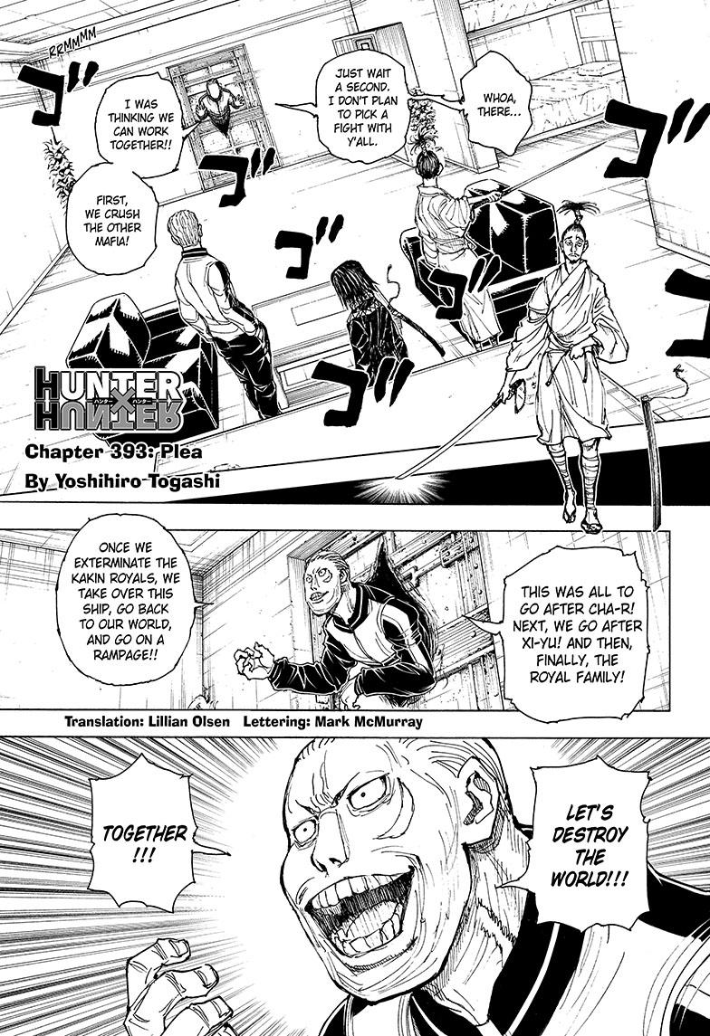 Hunter x Hunter Chap 393 - Next Chap 394