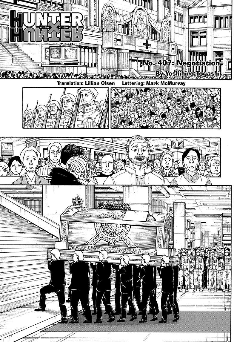 Hunter x Hunter Chap 407 - Next Chap 408
