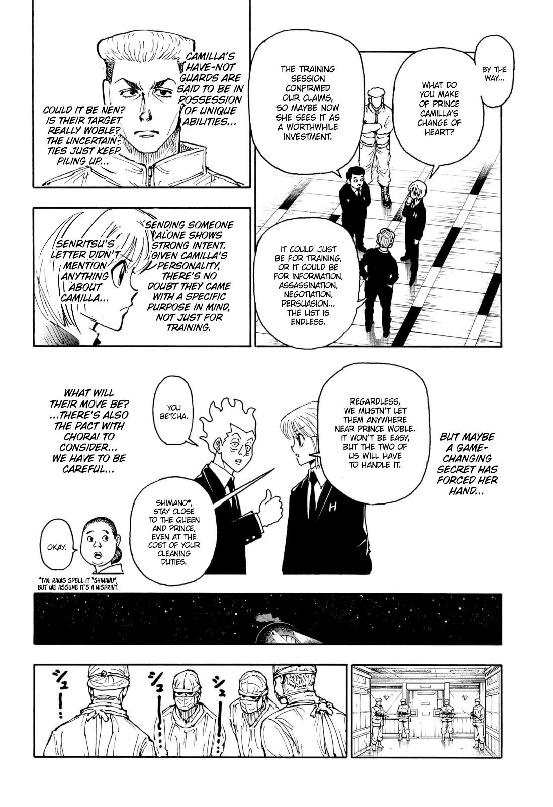 Hunter x Hunter Chap 404 - Next Chap 405