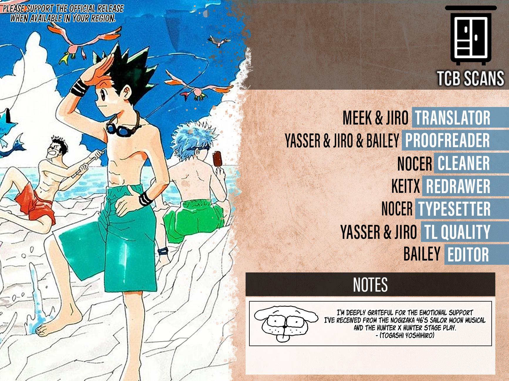 Hunter x Hunter Chap 404 - Next Chap 405