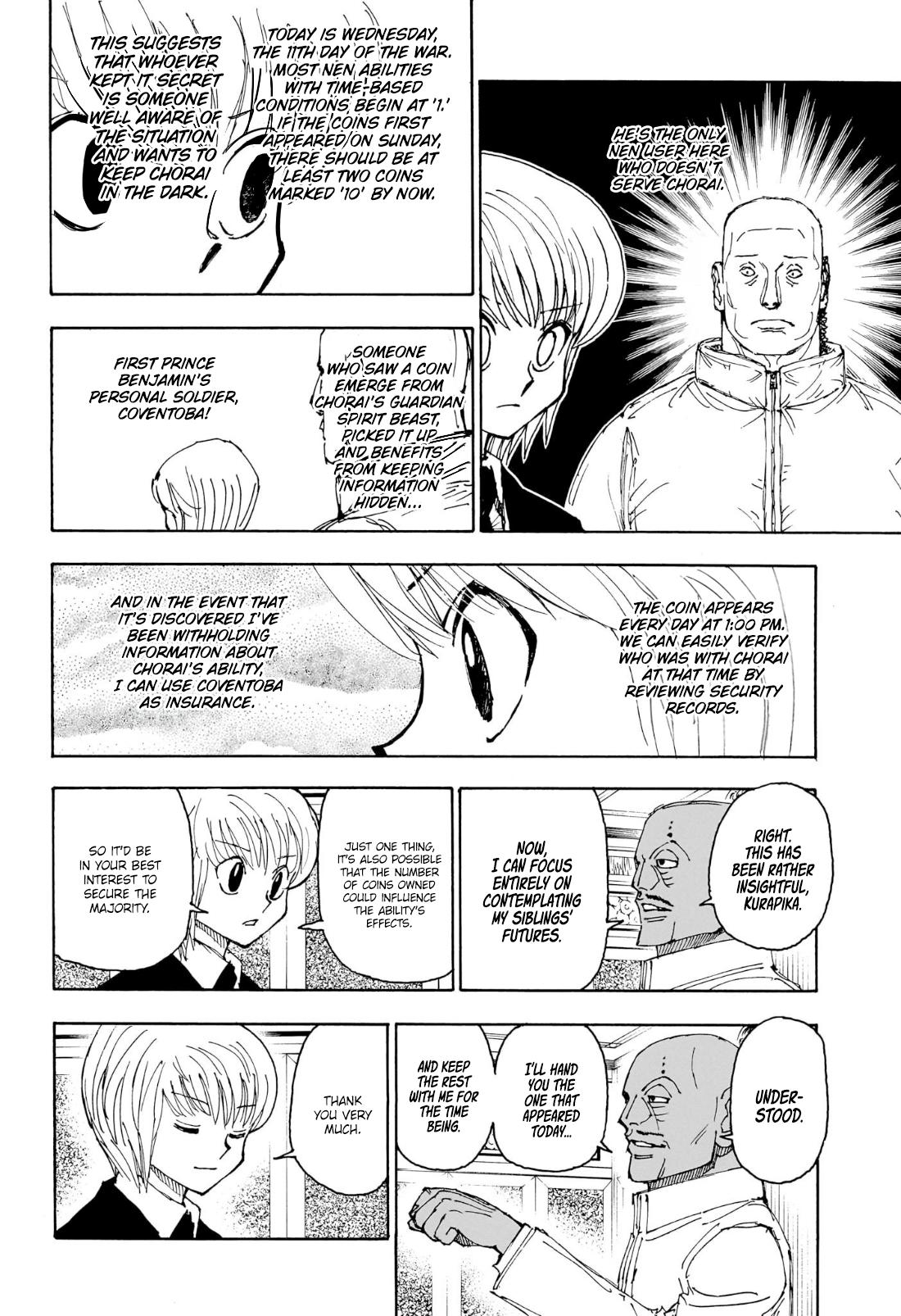 Hunter x Hunter Chap 404 - Next Chap 405