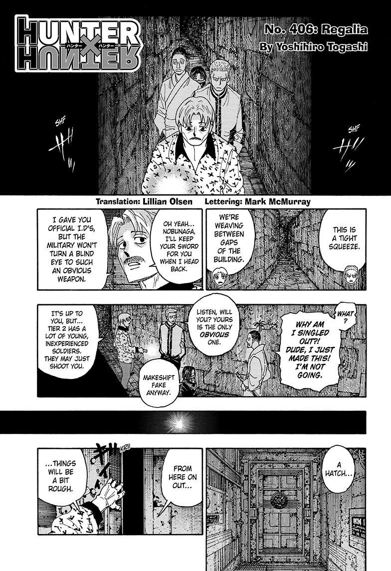 Hunter x Hunter Chap 406 - Next Chap 407