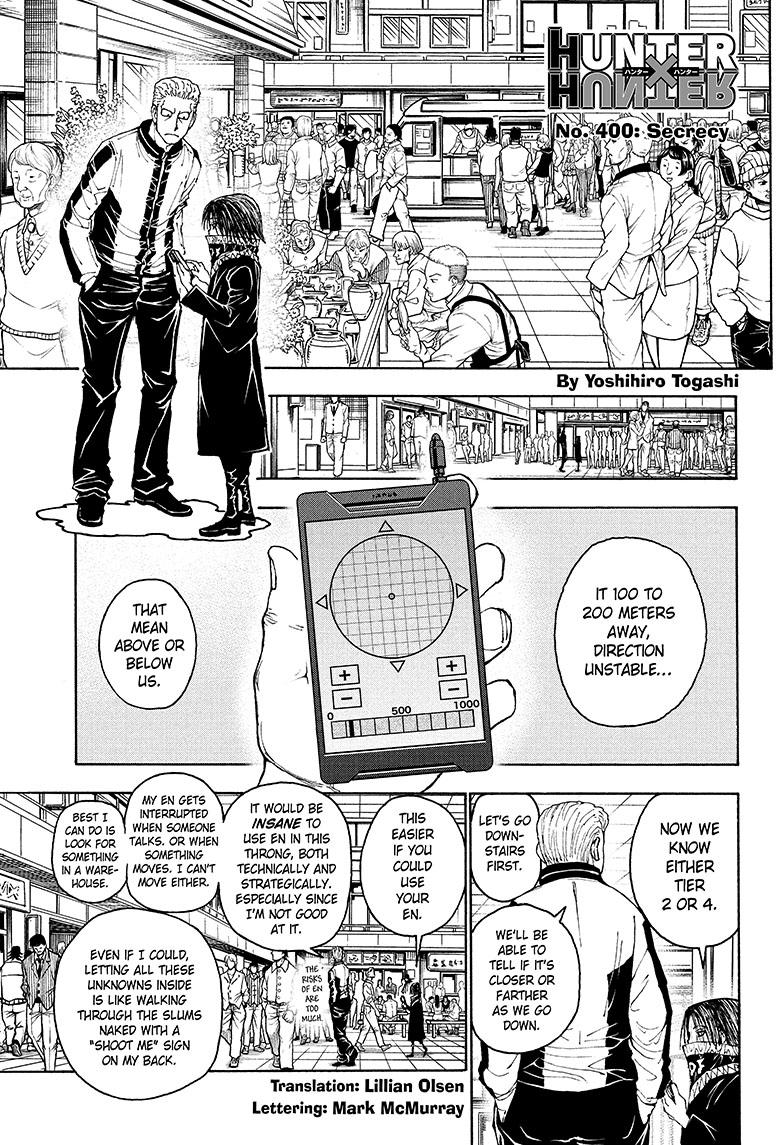Hunter x Hunter Chap 400 - Next Chap 401
