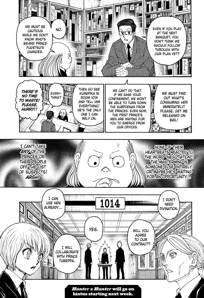 Hunter x Hunter Chap 400 - Next Chap 401