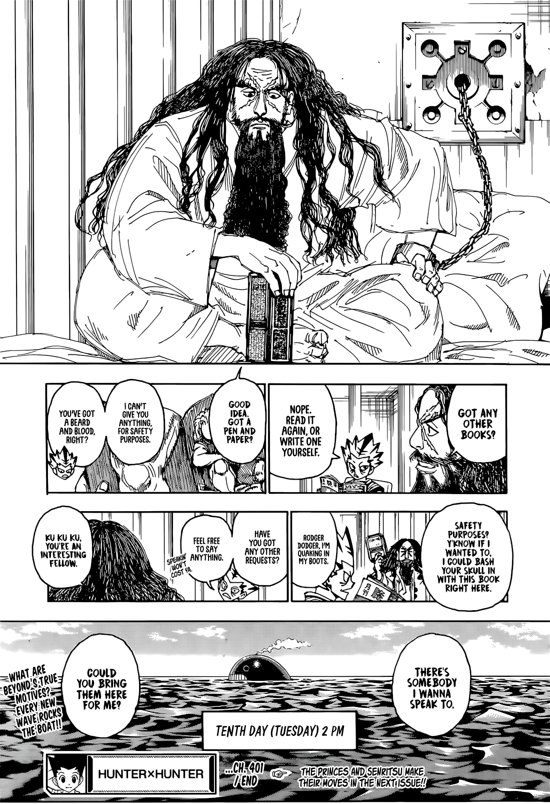 Hunter x Hunter Chap 401 - Next Chap 402