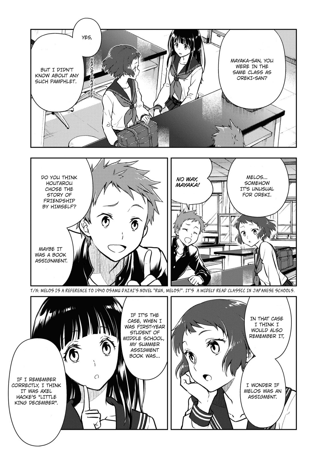 Hyouka Chap 90 - Next Chap 91