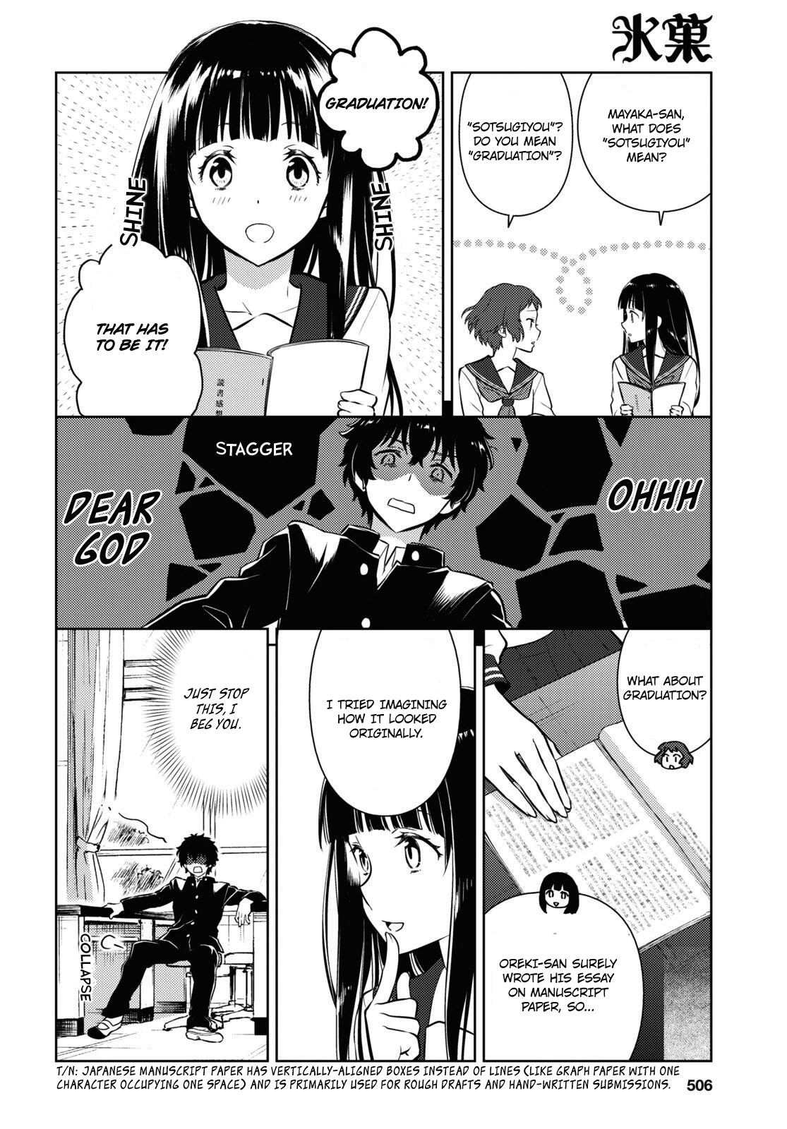 Hyouka Chap 112 - Next Chap 113