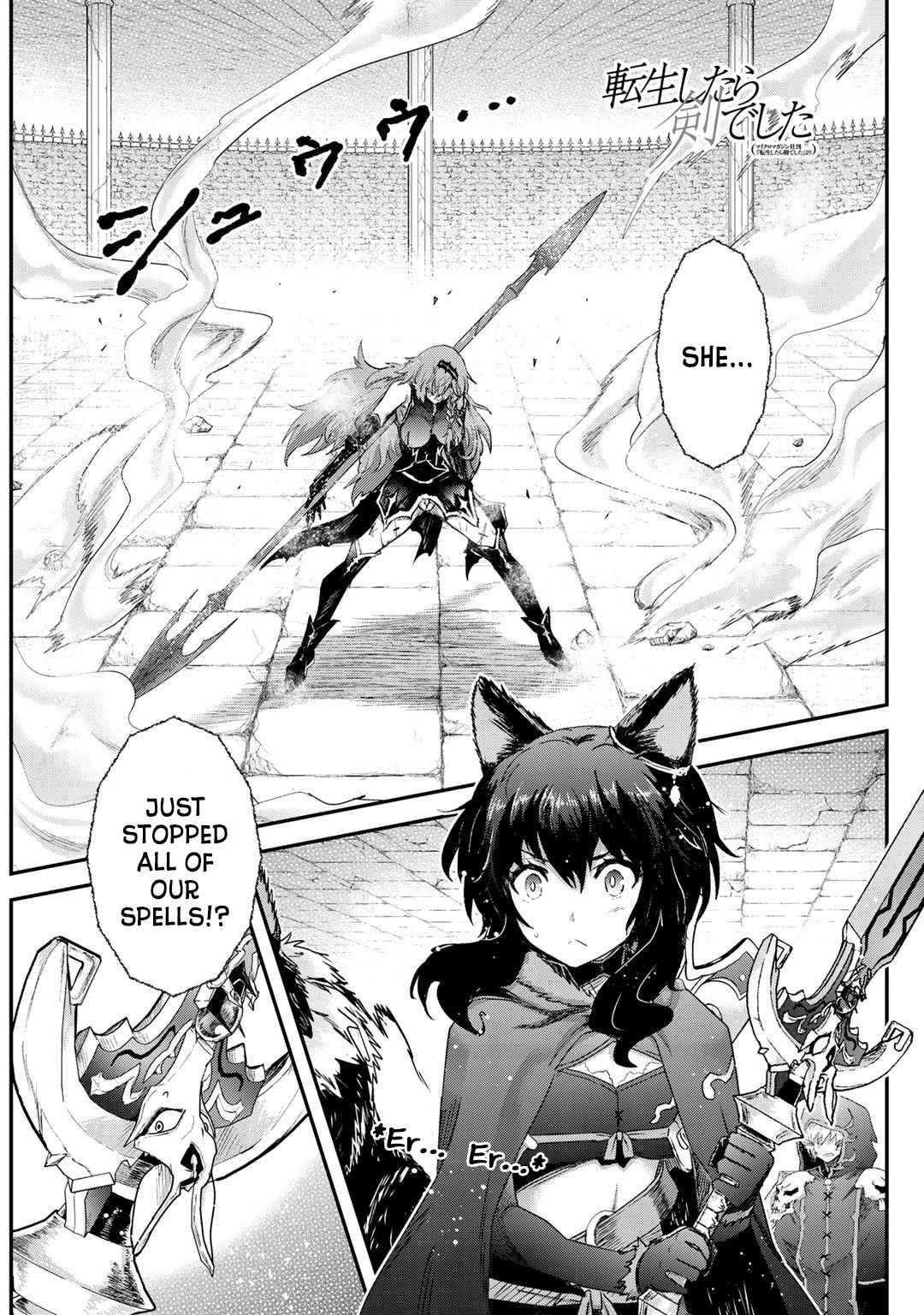 Tensei shitara Ken deshita Chap 34 - Next Chap 35