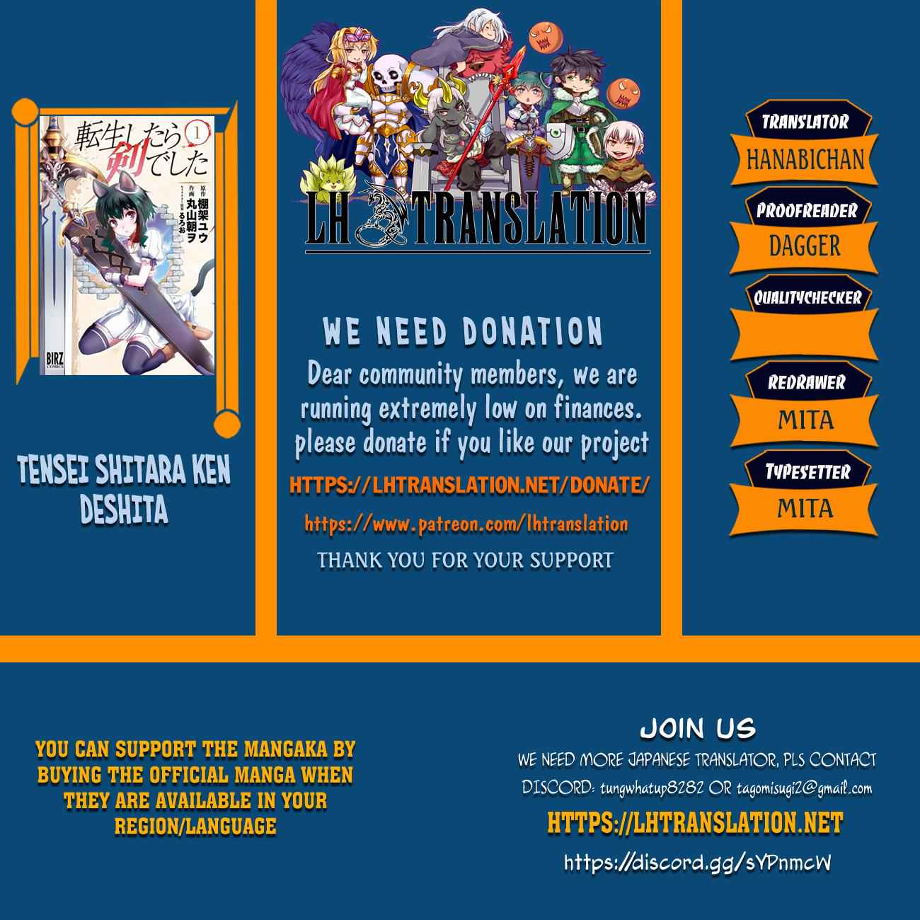 Tensei shitara Ken deshita Chap 36 - Next Chap 37