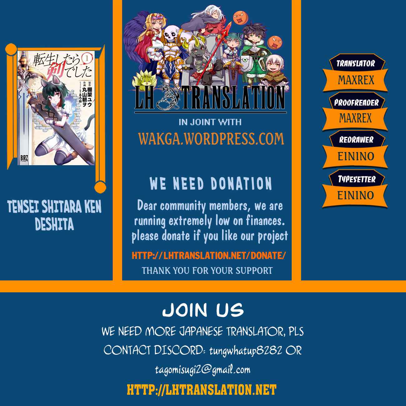 Tensei shitara Ken deshita Chap 30 - Next Chap 31