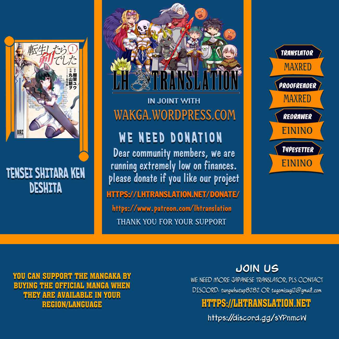 Tensei shitara Ken deshita Chap 31 - Next Chap 32