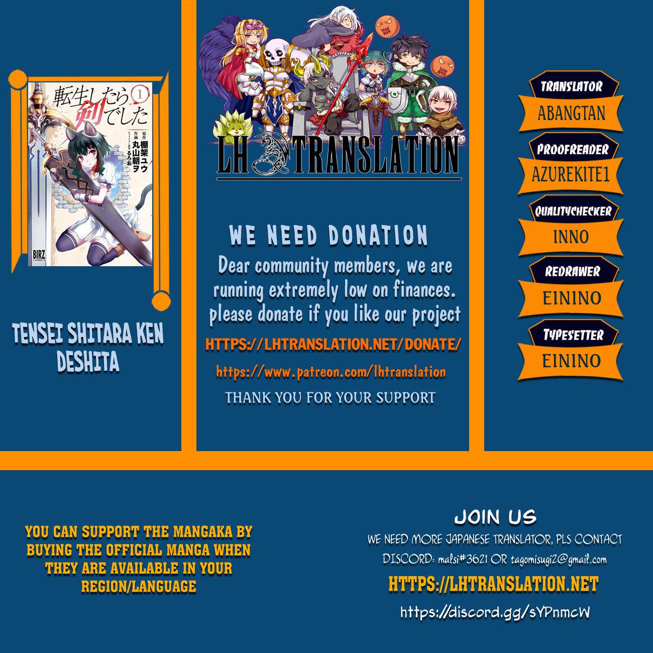 Tensei shitara Ken deshita Chap 43 - Next Chap 44