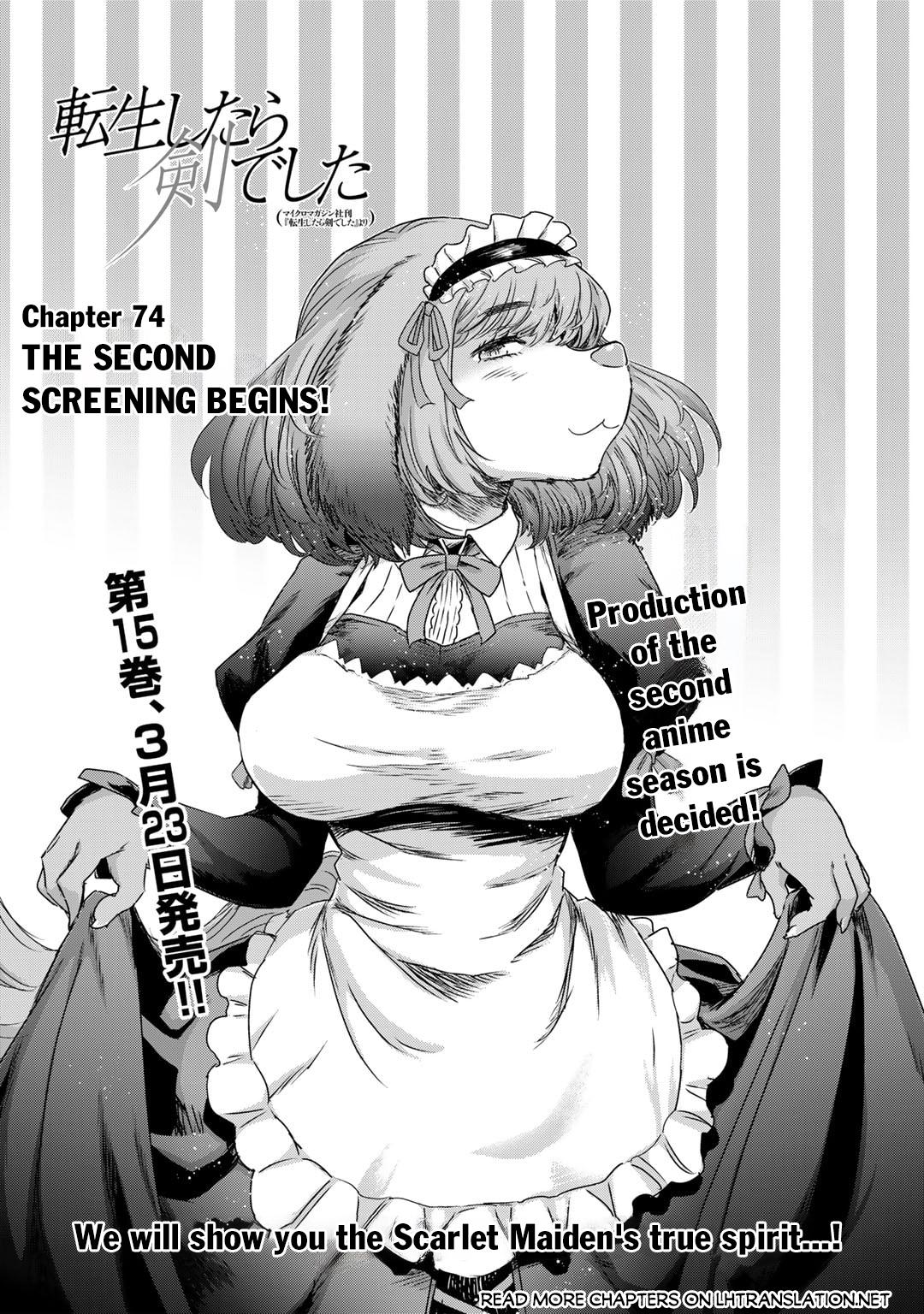 Tensei shitara Ken deshita Chap 74 - Next Chap 75