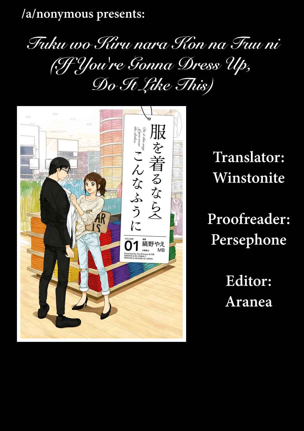 If You're Gonna Dress up, Do It Like This Chap 3 - Next Chap 4