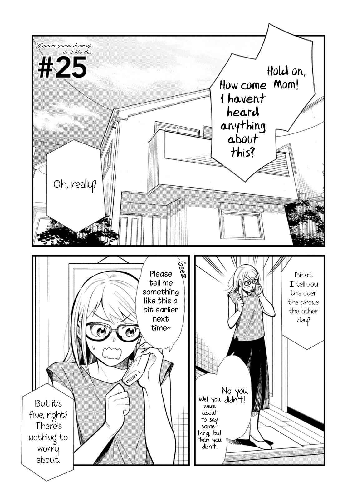 If You're Gonna Dress up, Do It Like This Chap 25 - Next Chap 26