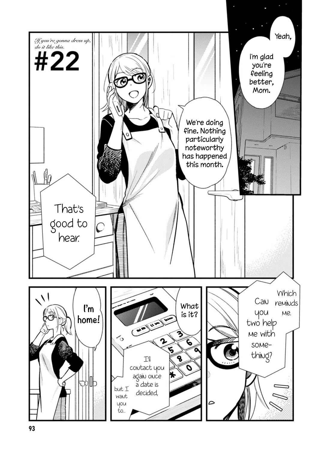 If You're Gonna Dress up, Do It Like This Chap 22 - Next Chap 23