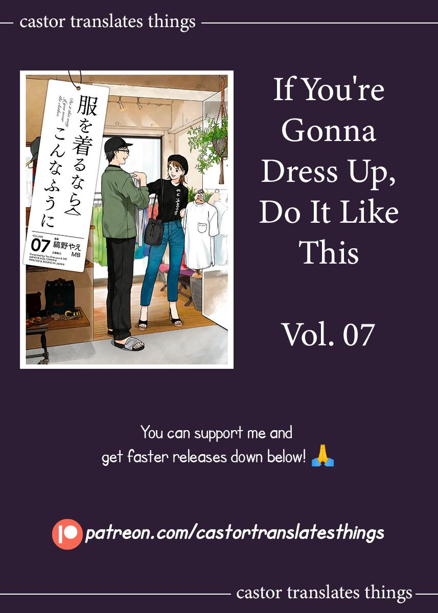 If You're Gonna Dress up, Do It Like This Chap 49 - Next Chap 50