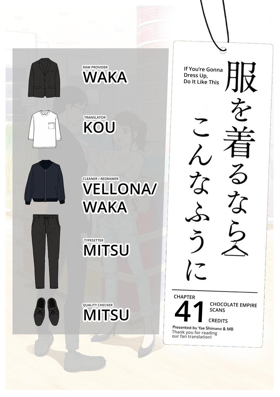 If You're Gonna Dress up, Do It Like This Chap 42 - Next Chap 43