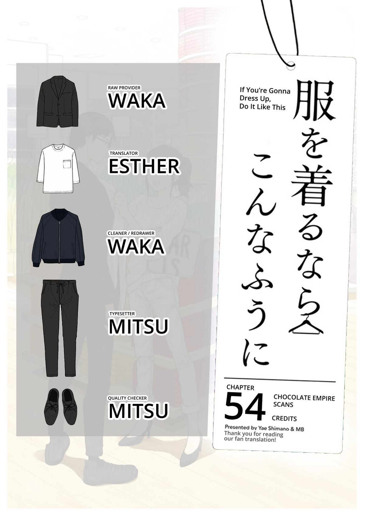 If You're Gonna Dress up, Do It Like This Chap 54 - Next Chap 55