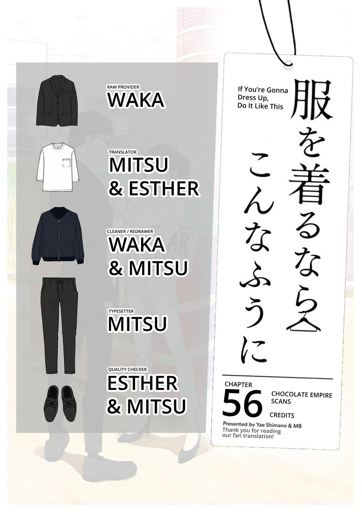 If You're Gonna Dress up, Do It Like This Chap 56 - Next Chap 57