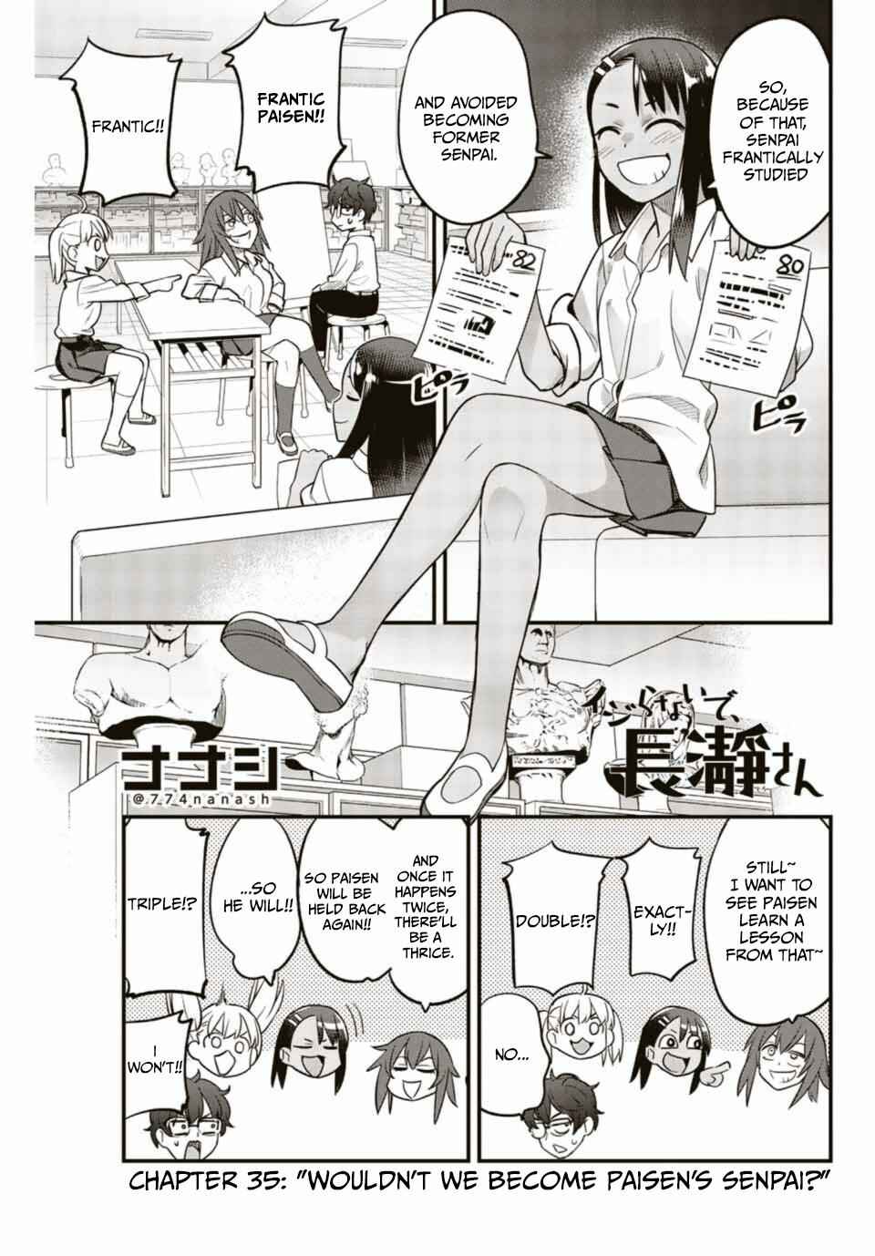 Don't Toy With Me, Miss Nagatoro Chap 35 - Next Chap 36
