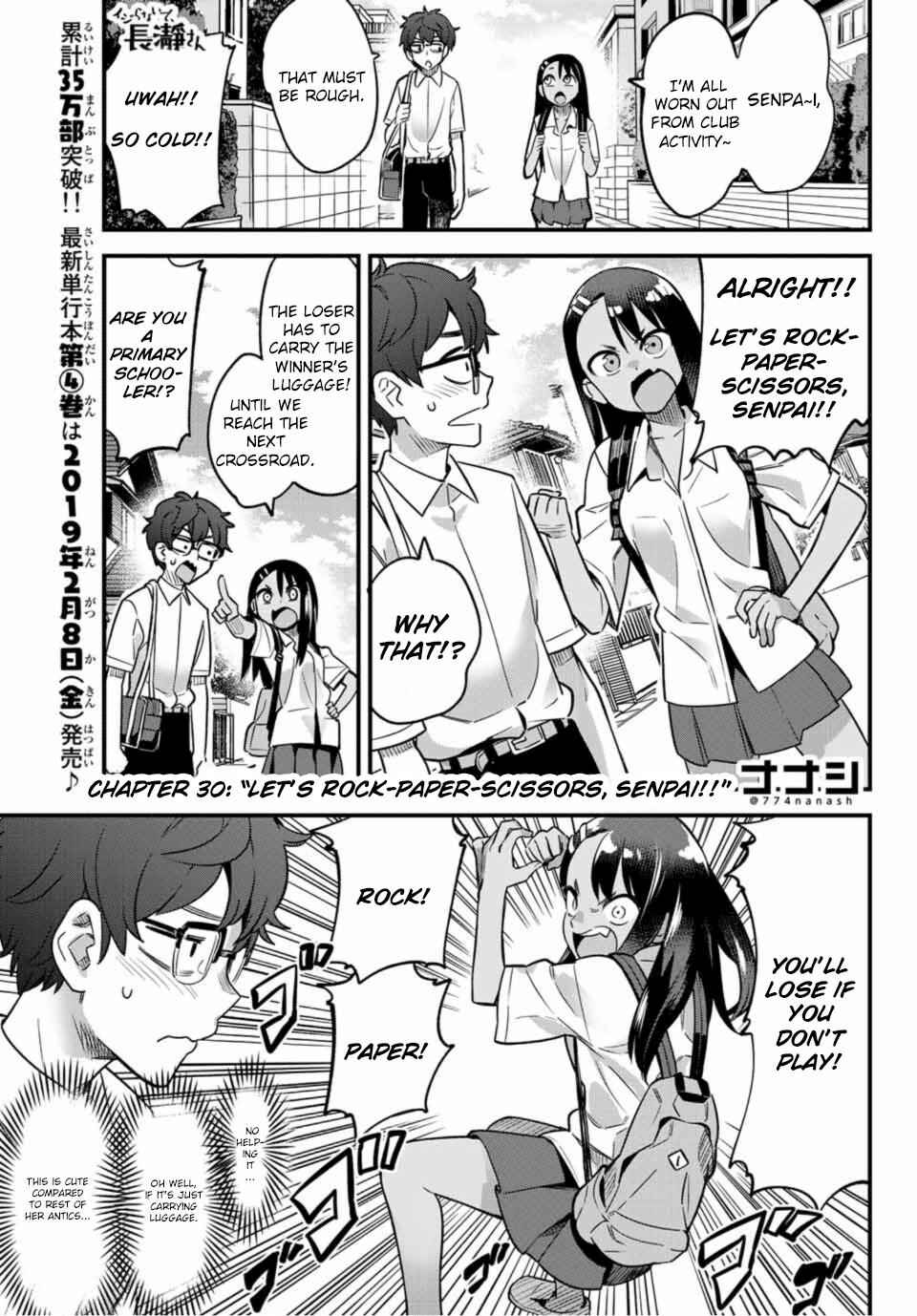 Don't Toy With Me, Miss Nagatoro Chap 30 - Next Chap 31