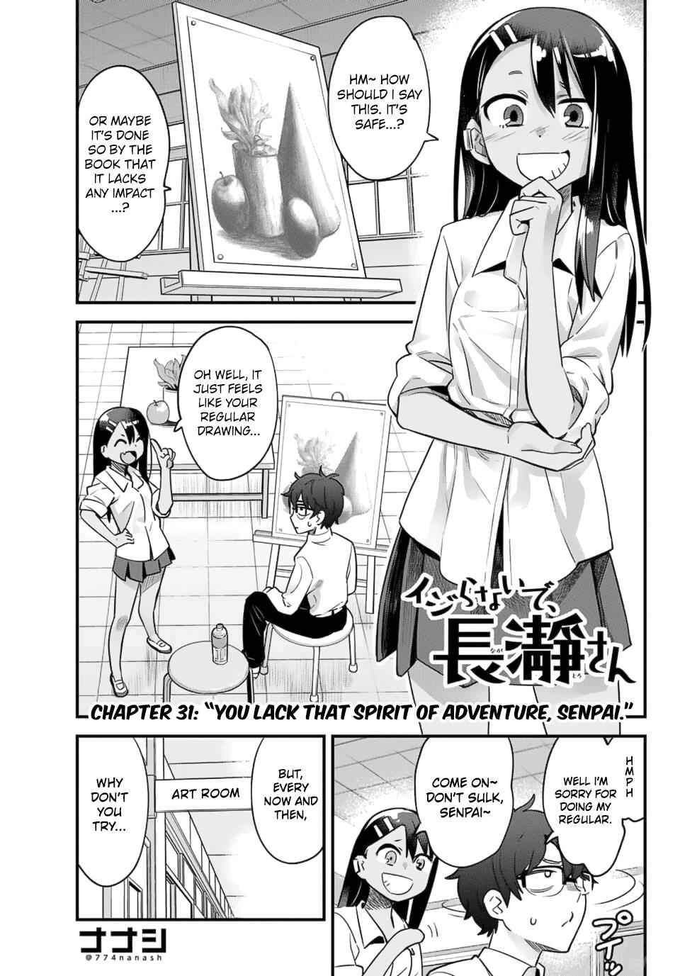 Don't Toy With Me, Miss Nagatoro Chap 31 - Next Chap 32