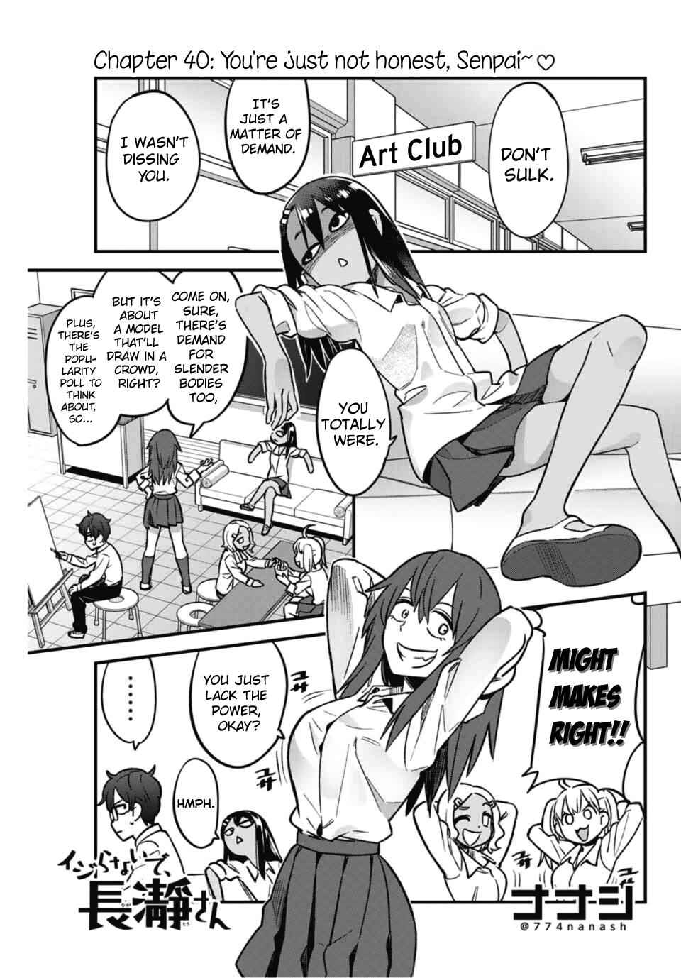 Don't Toy With Me, Miss Nagatoro Chap 40 - Next Chap 41