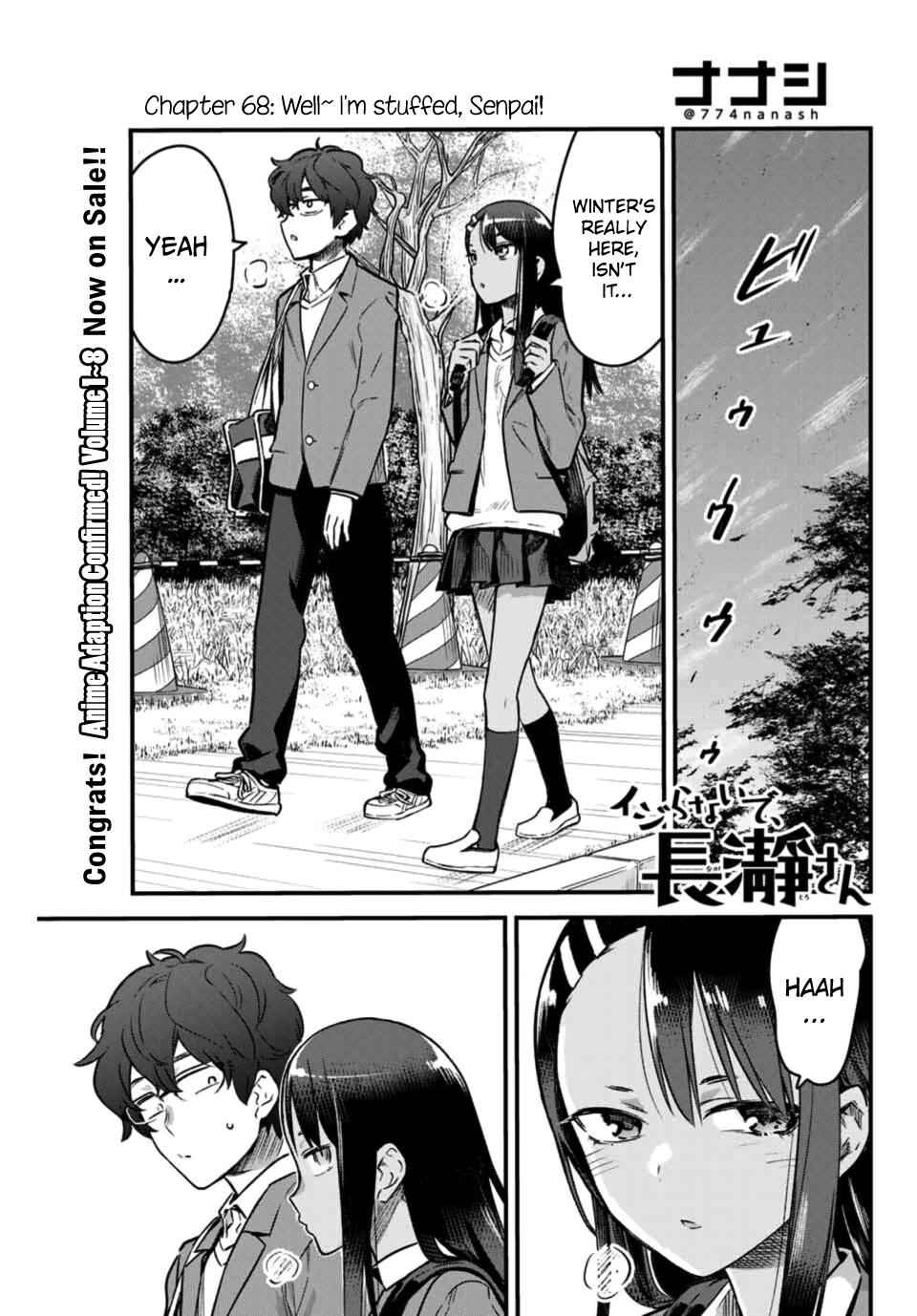Don't Toy With Me, Miss Nagatoro Chap 68 - Next Chap 69