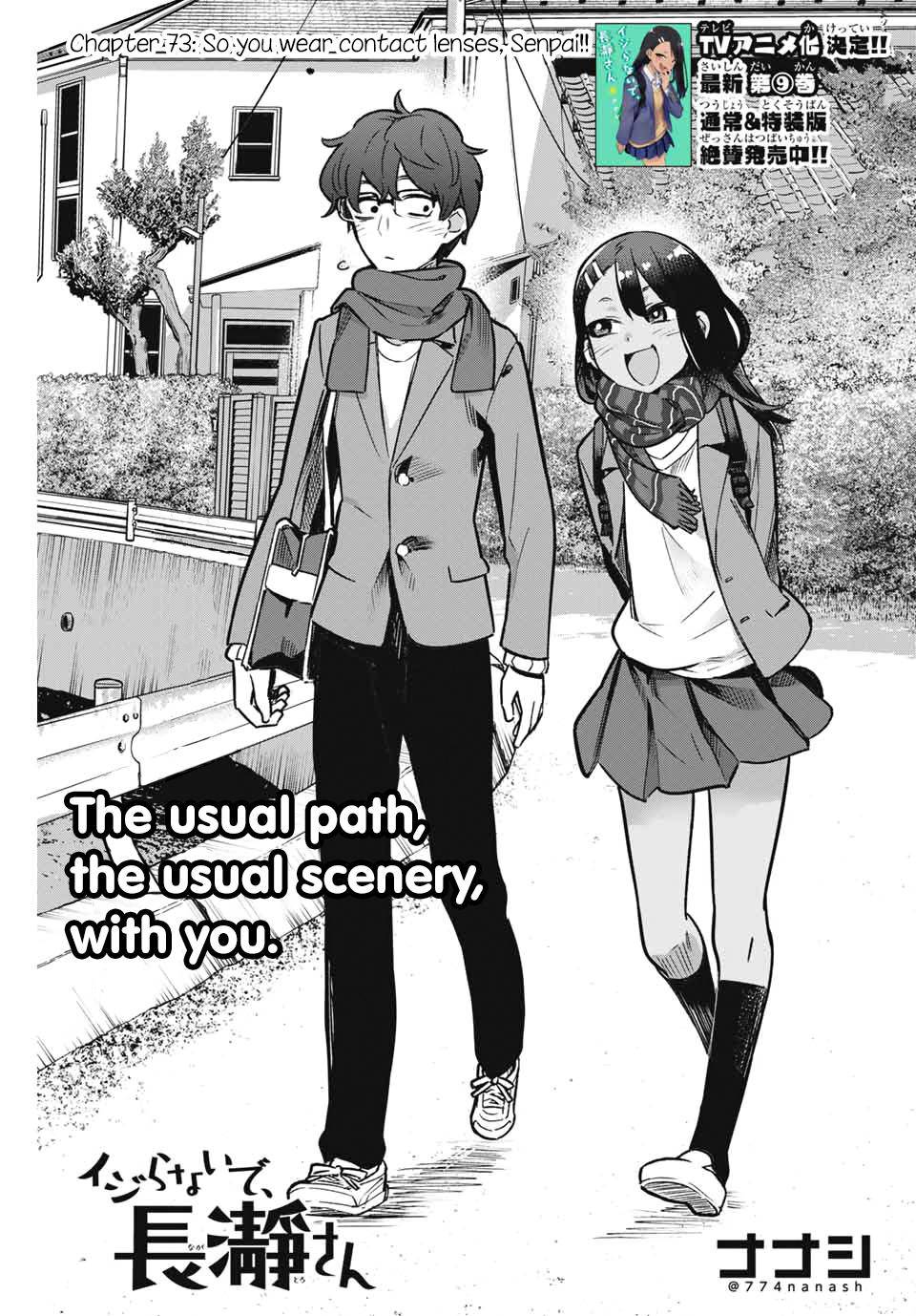 Don't Toy With Me, Miss Nagatoro Chap 73 - Next Chap 74