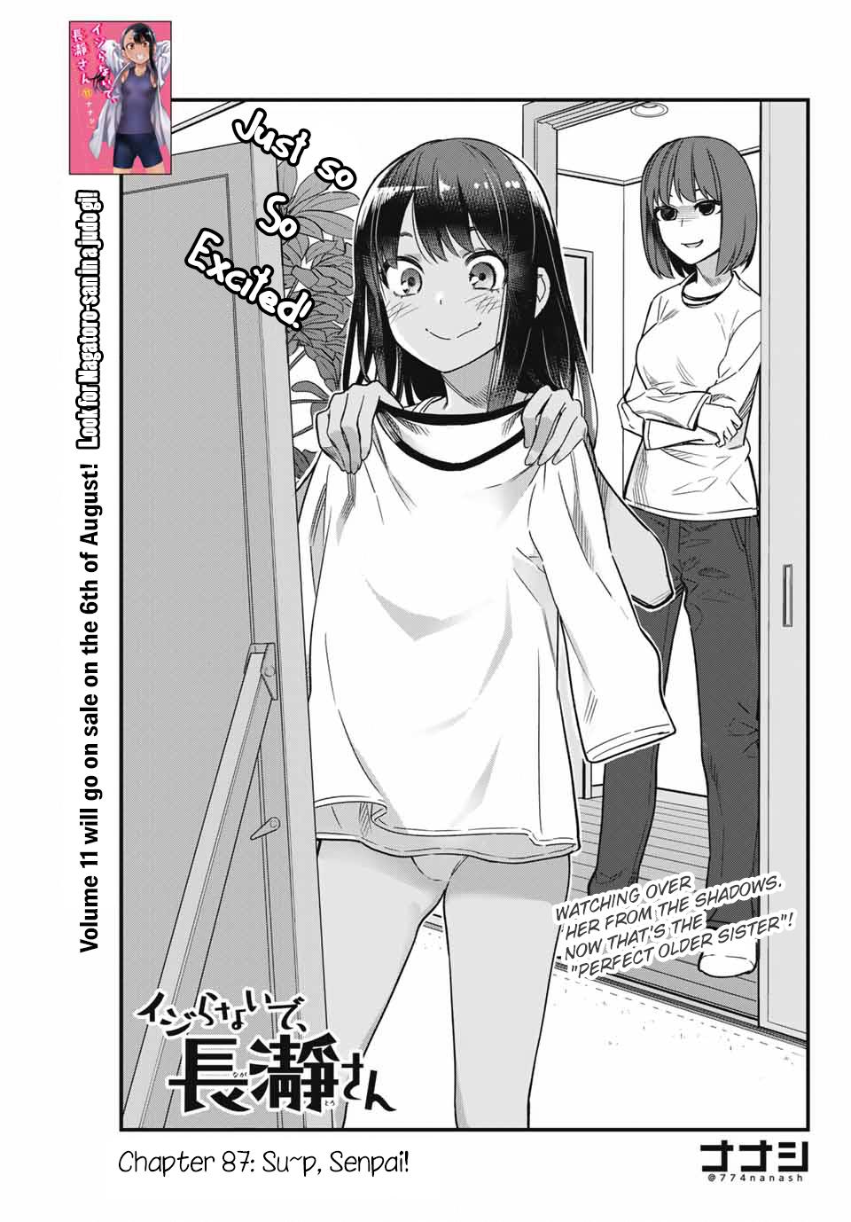 Don't Toy With Me, Miss Nagatoro Chap 87 - Next Chap 88