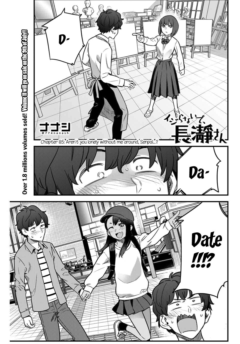 Don't Toy With Me, Miss Nagatoro Chap 85 - Next Chap 86