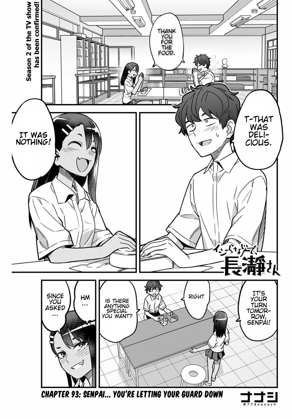 Don't Toy With Me, Miss Nagatoro Chap 93 - Next Chap 94