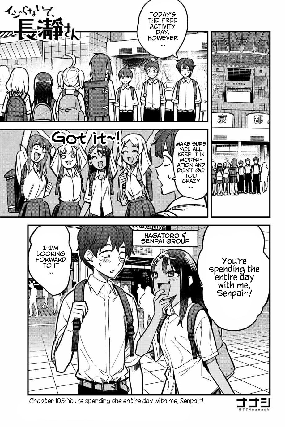 Don't Toy With Me, Miss Nagatoro Chap 105 - Next Chap 106