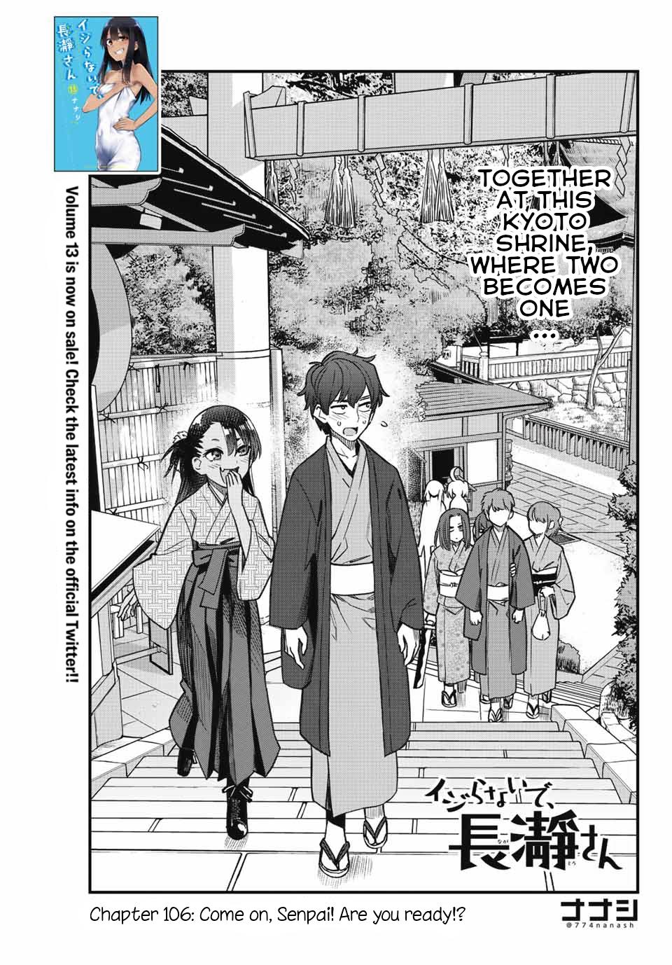 Don't Toy With Me, Miss Nagatoro Chap 106 - Next Chap 107