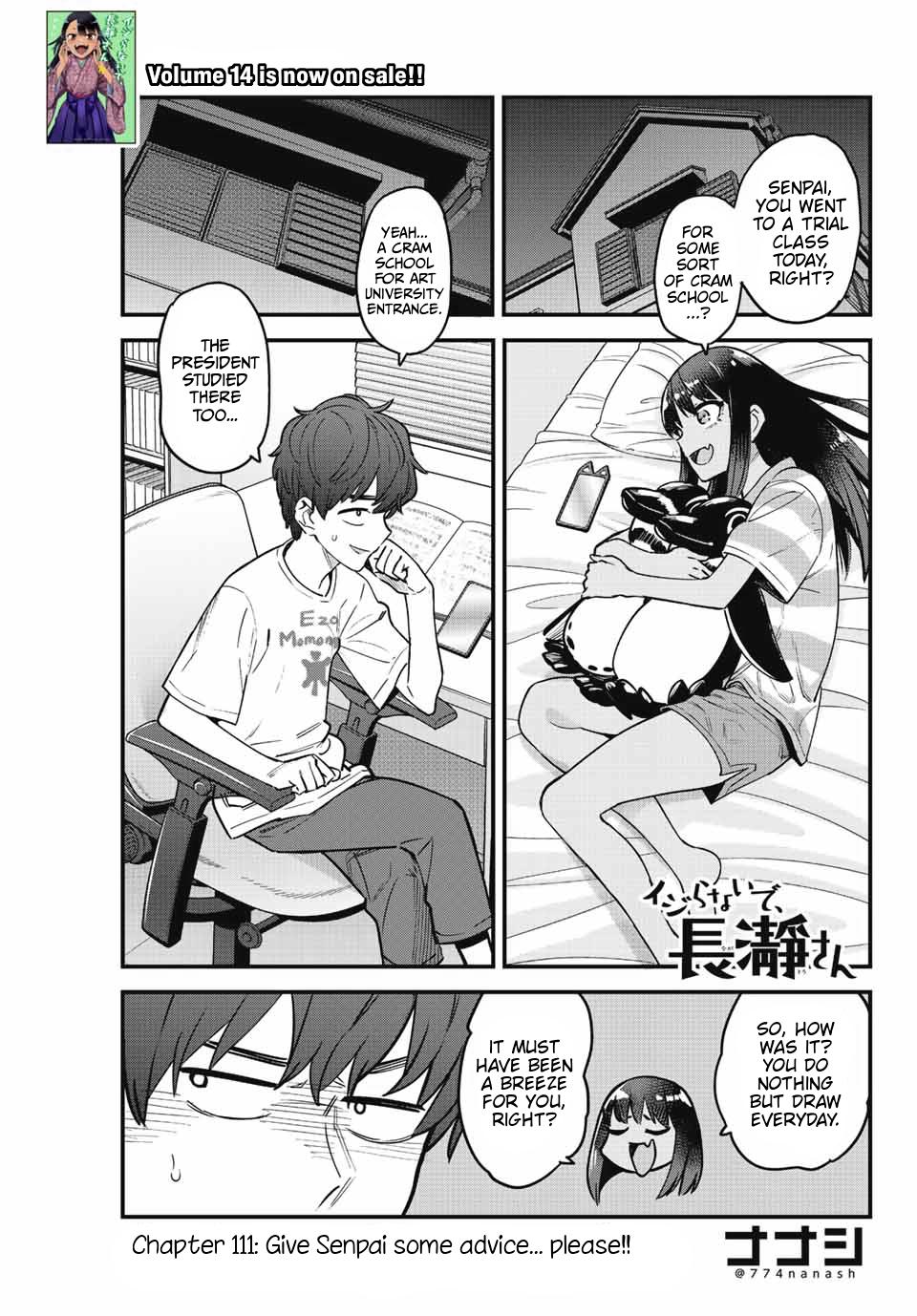 Don't Toy With Me, Miss Nagatoro Chap 111 - Next Chap 112
