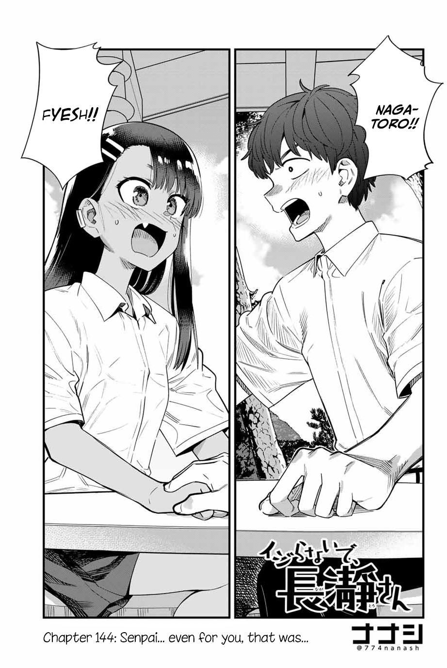 Don't Toy With Me, Miss Nagatoro Chap 144 - Next Chap 145