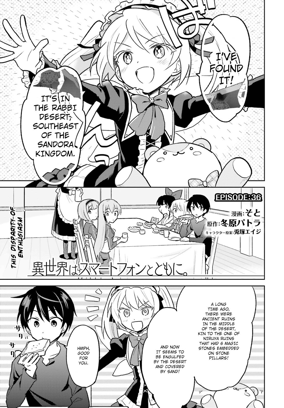 Isekai wa Smartphone to Tomo ni. Chap 36 - Next Chap 37