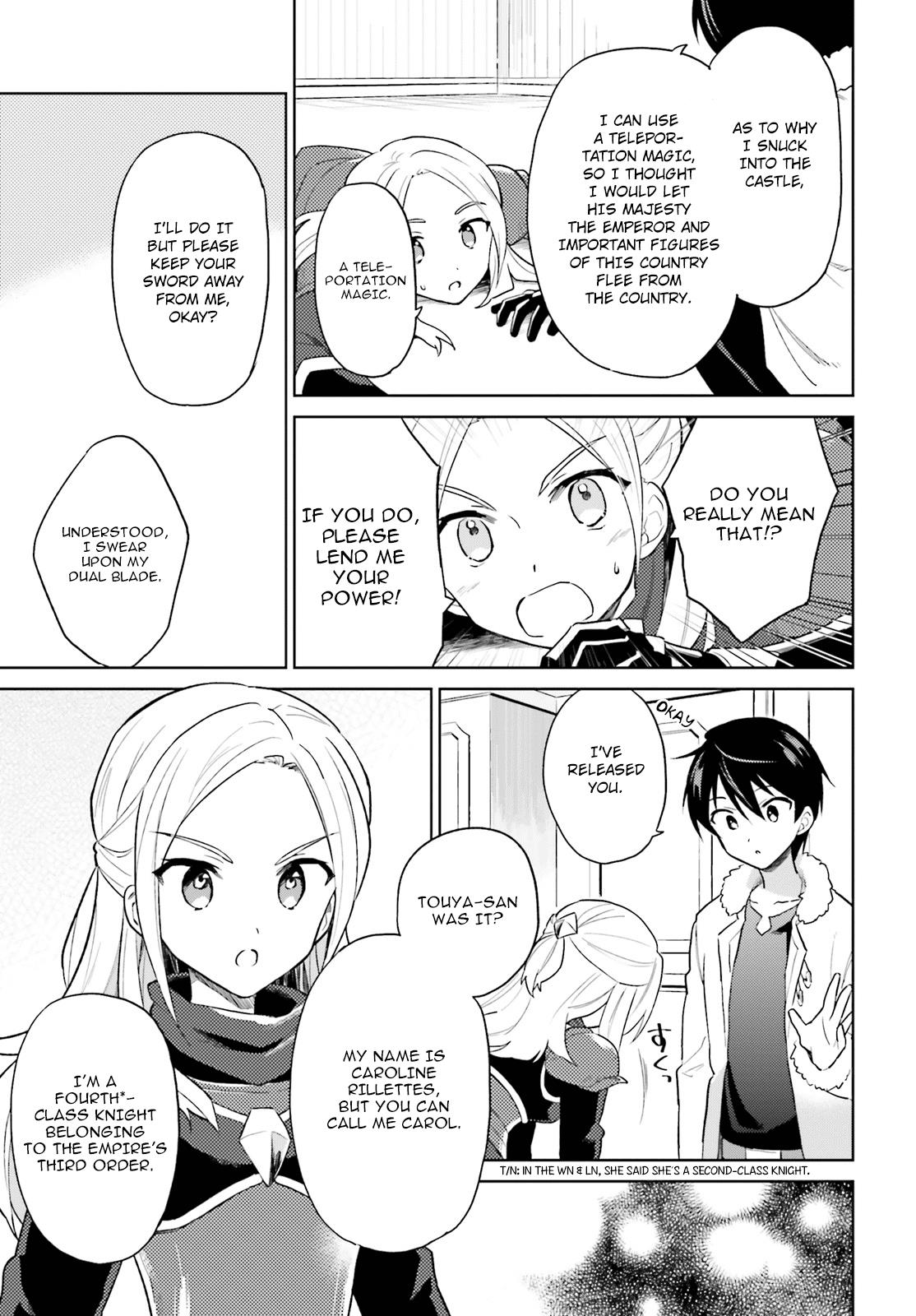 Isekai wa Smartphone to Tomo ni. Chap 40 - Next Chap 41
