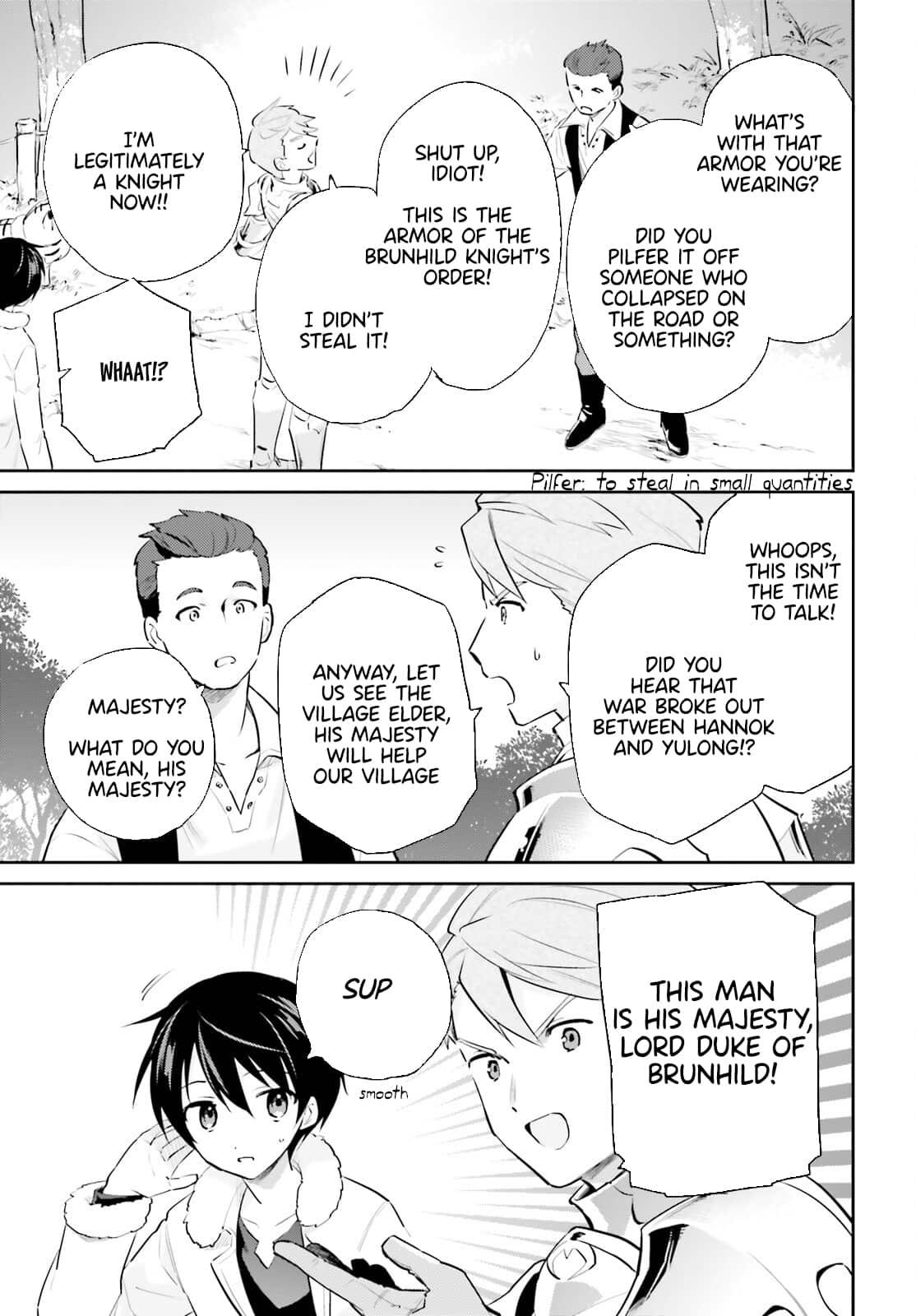 Isekai wa Smartphone to Tomo ni. Chap 75 - Next Chap 76