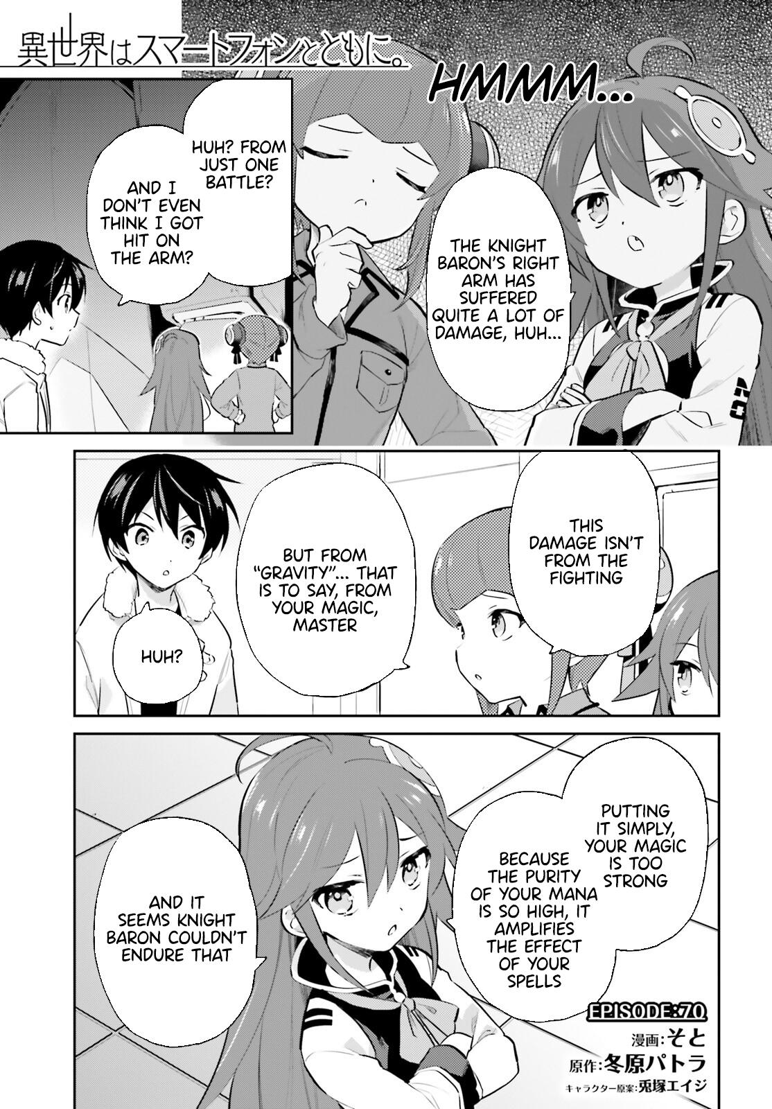 Isekai wa Smartphone to Tomo ni. Chap 70 - Next Chap 71