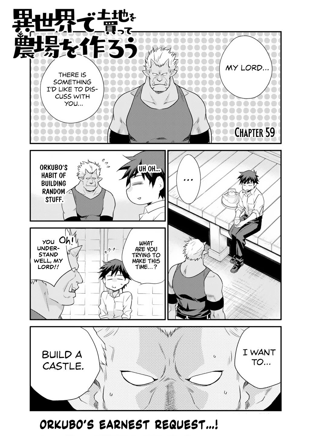 Isekai de Tochi wo Katte Noujou wo Tsukurou Chap 59 - Next Chap 60