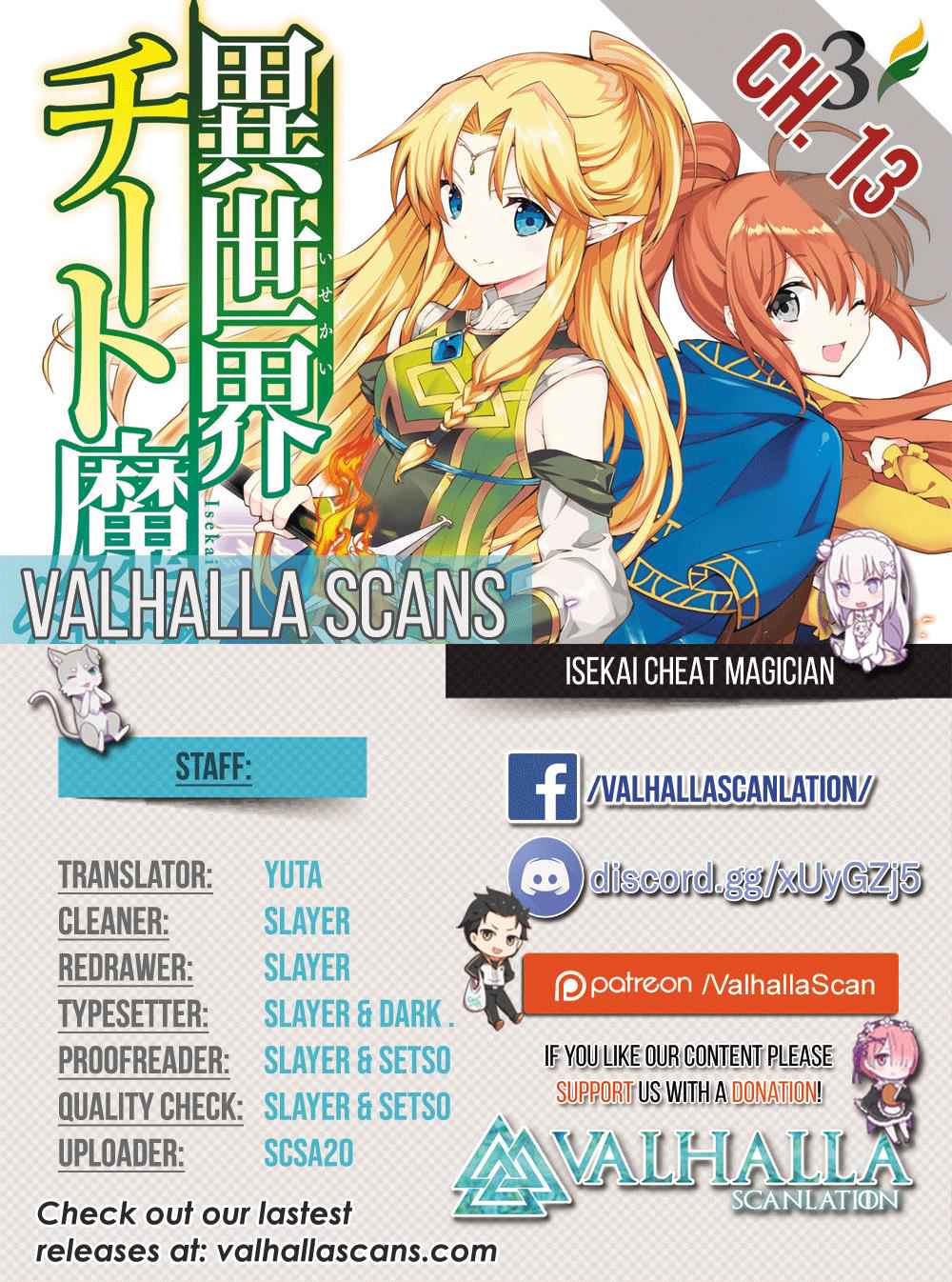 Isekai Cheat Magician Chap 13 - Next Chap 14