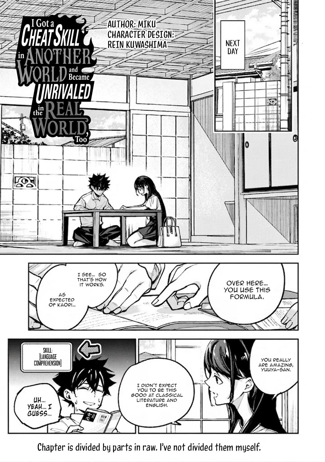 Isekai de Cheat Skill wo te ni Shita ore wa Chap 34.1 - Next Chap 35.1